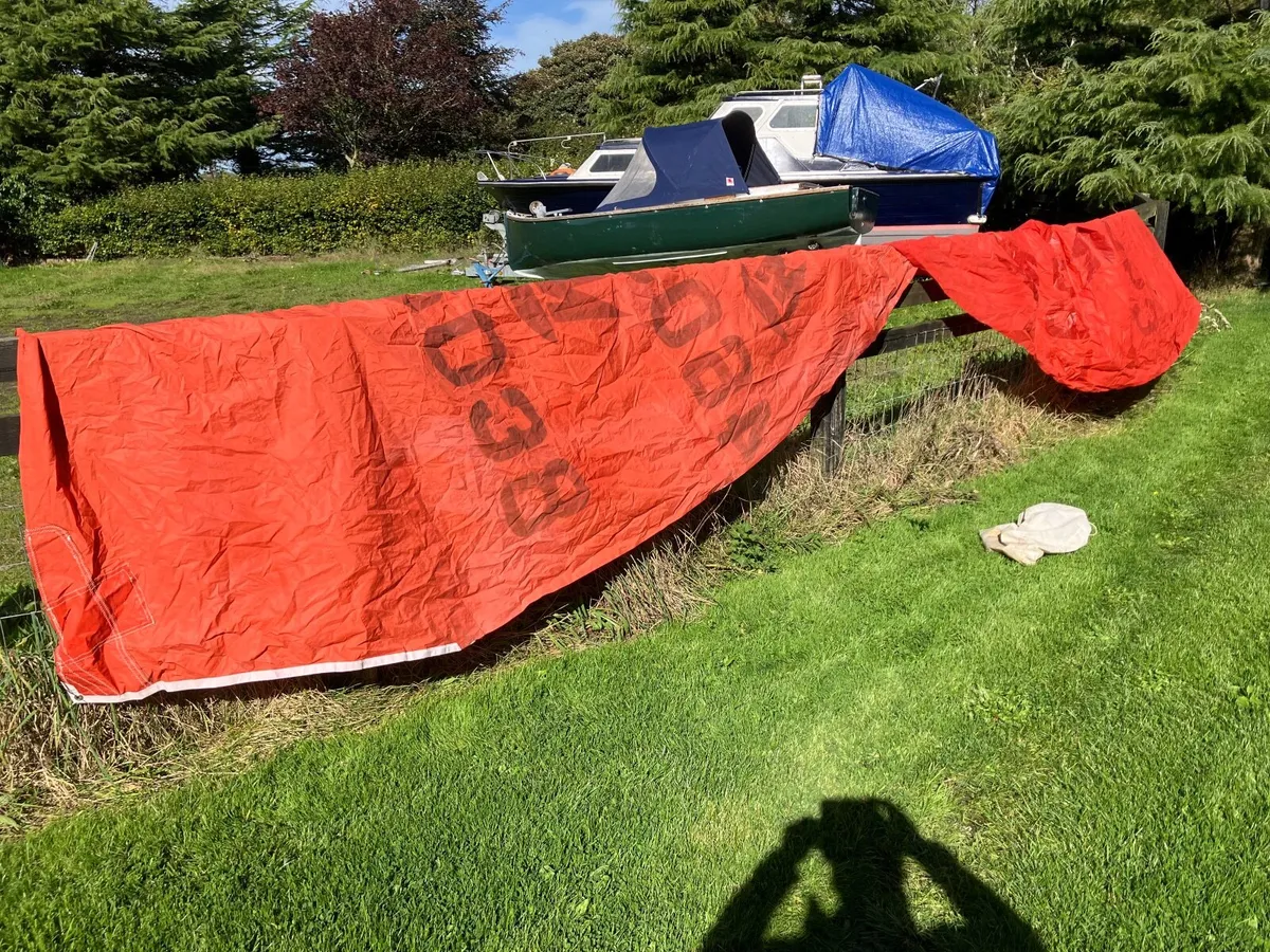 SAILS COMPLETE SET FOR MIRROR DINGHY OR SIMILAR - Image 1
