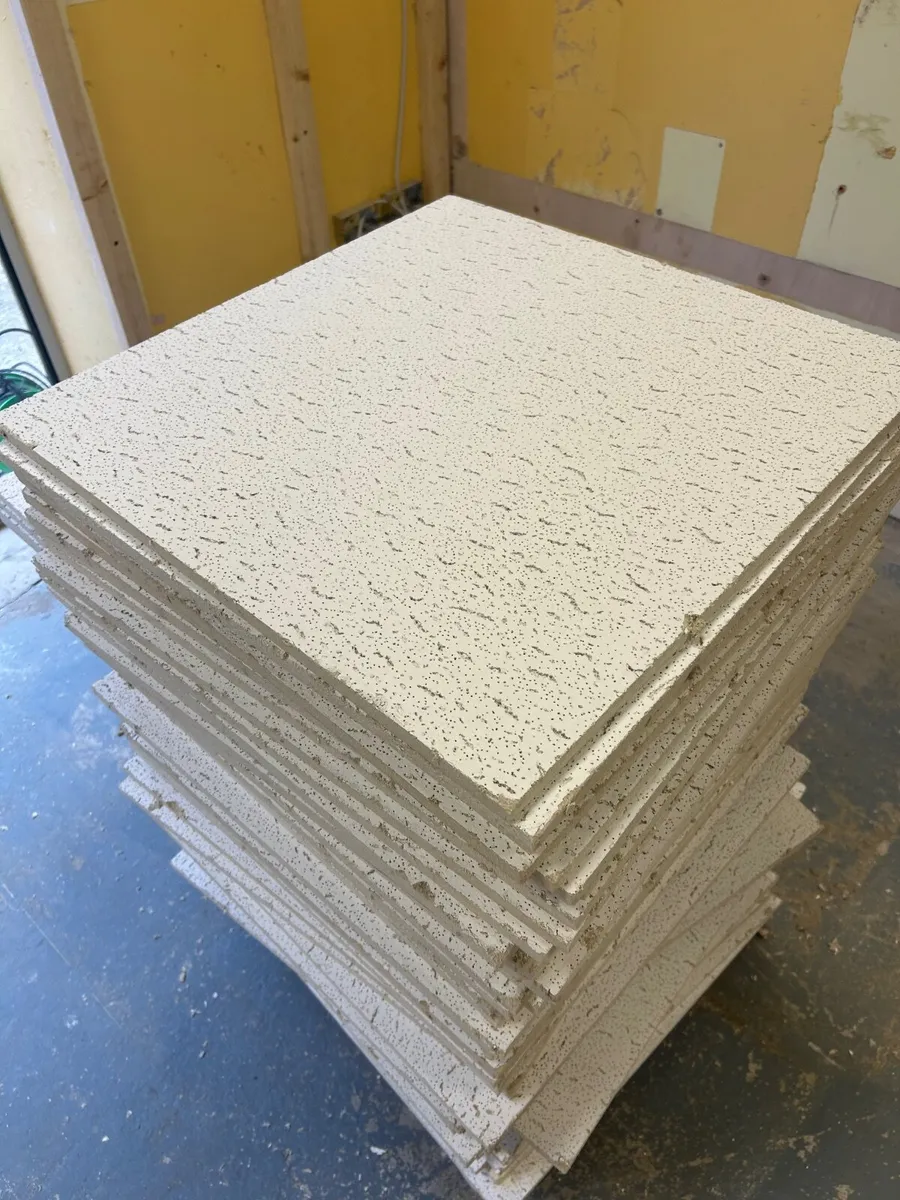 White ceiling tiles 600mm - Image 1