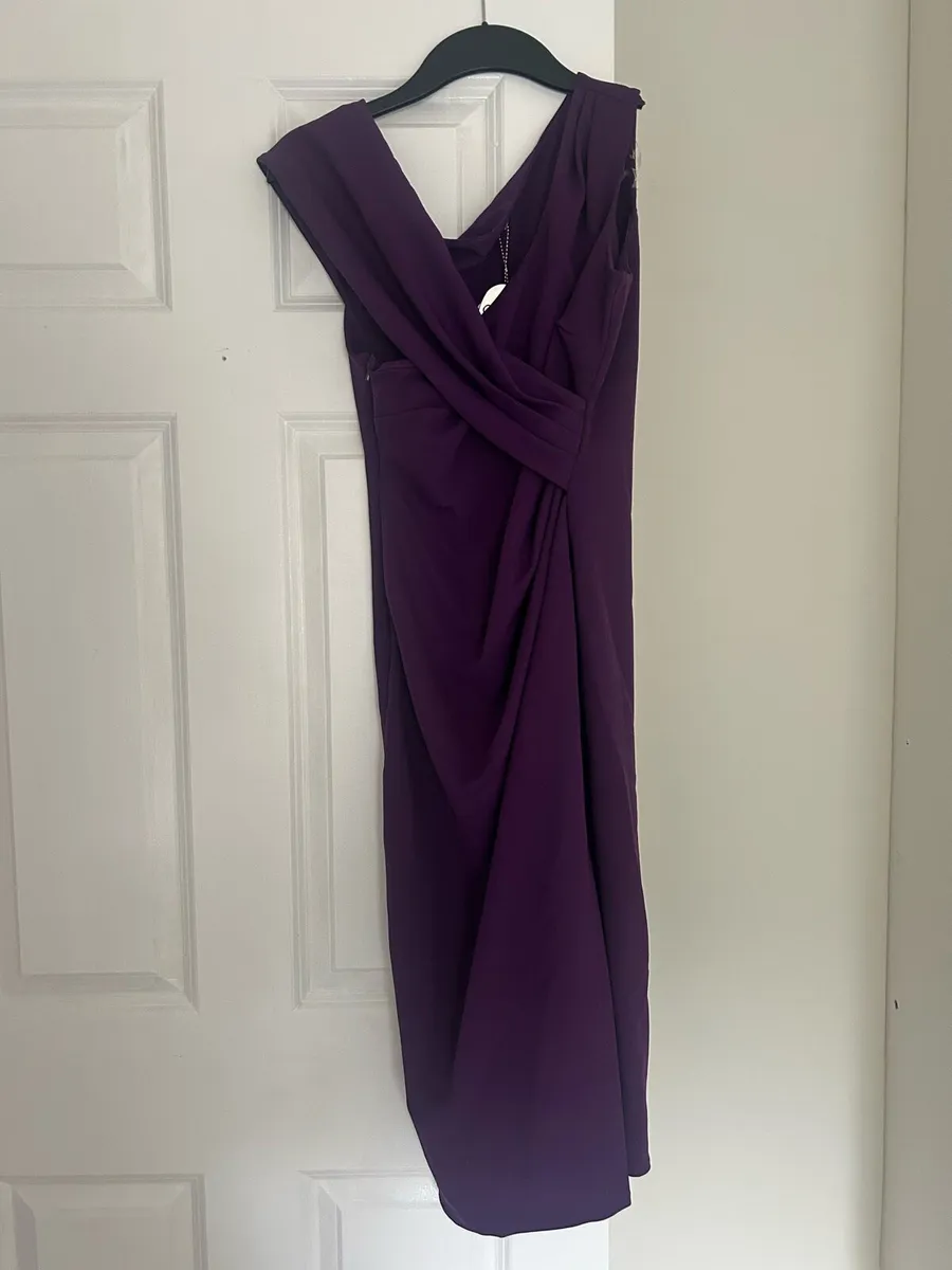 Purple Goddiva dress - Image 3