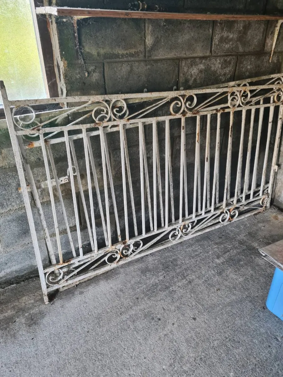 Vintage Old Iron Gates - Image 1