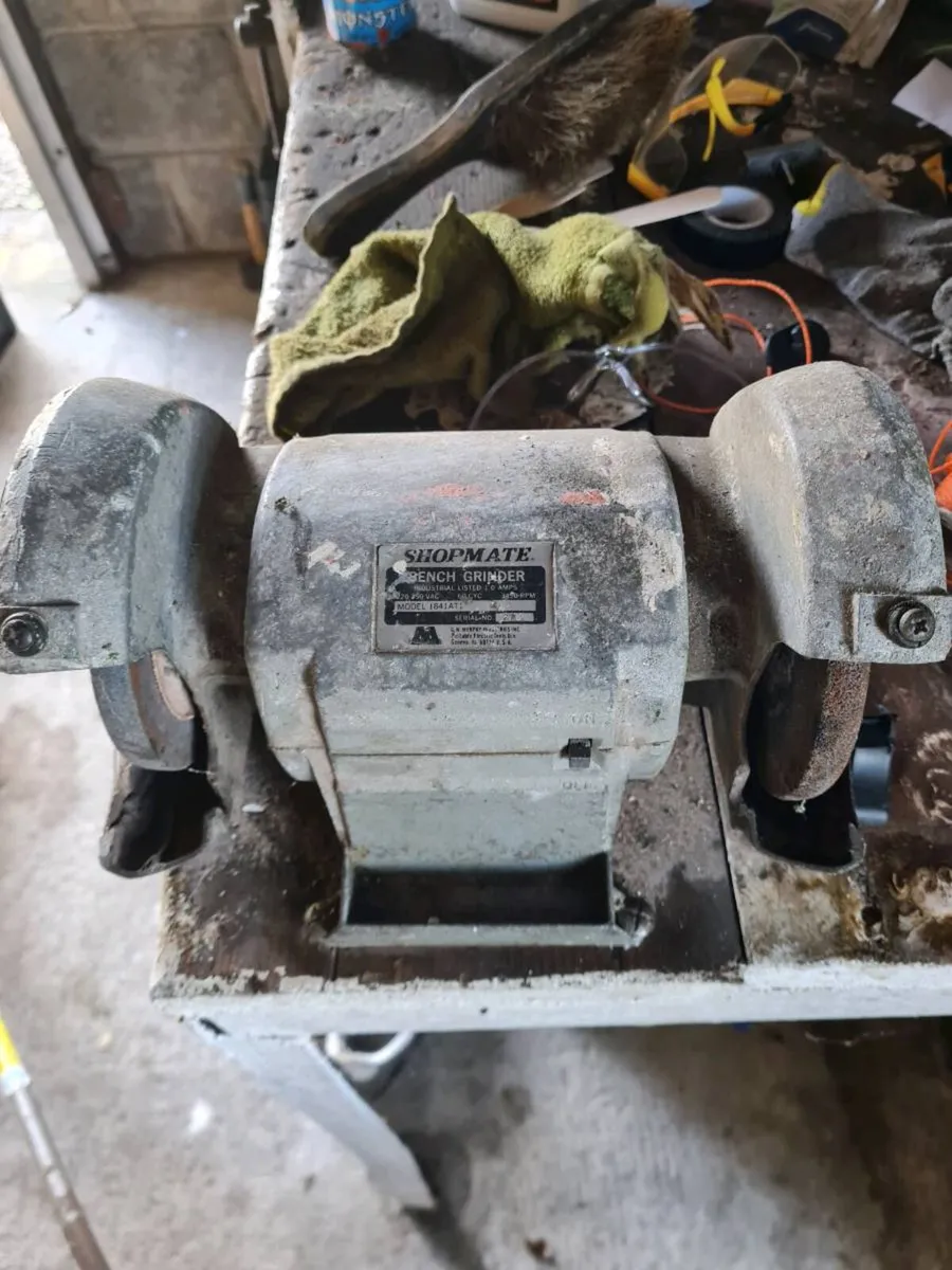 Vintage Bench Grinder - Image 1