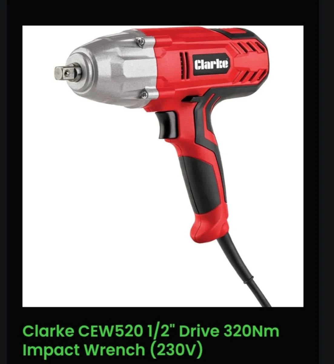 Impact wrench Clarke