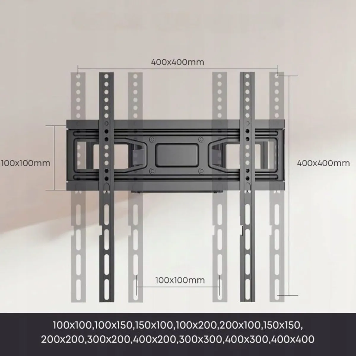 Tv Wall Mount Bracket Swivel Full Motion 32-85" - Image 4
