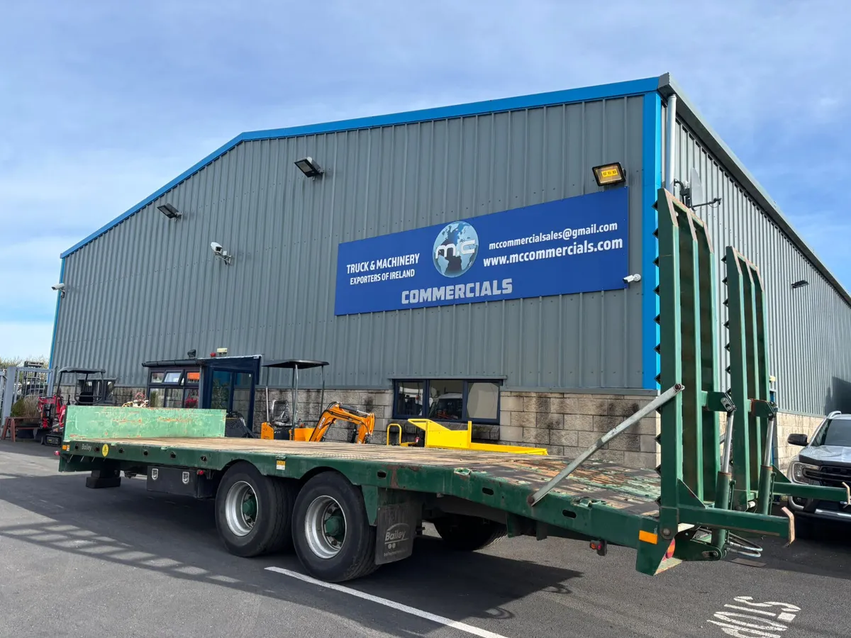 For Sale: Bailey Low Loader Flat Bed Trailer - Image 1