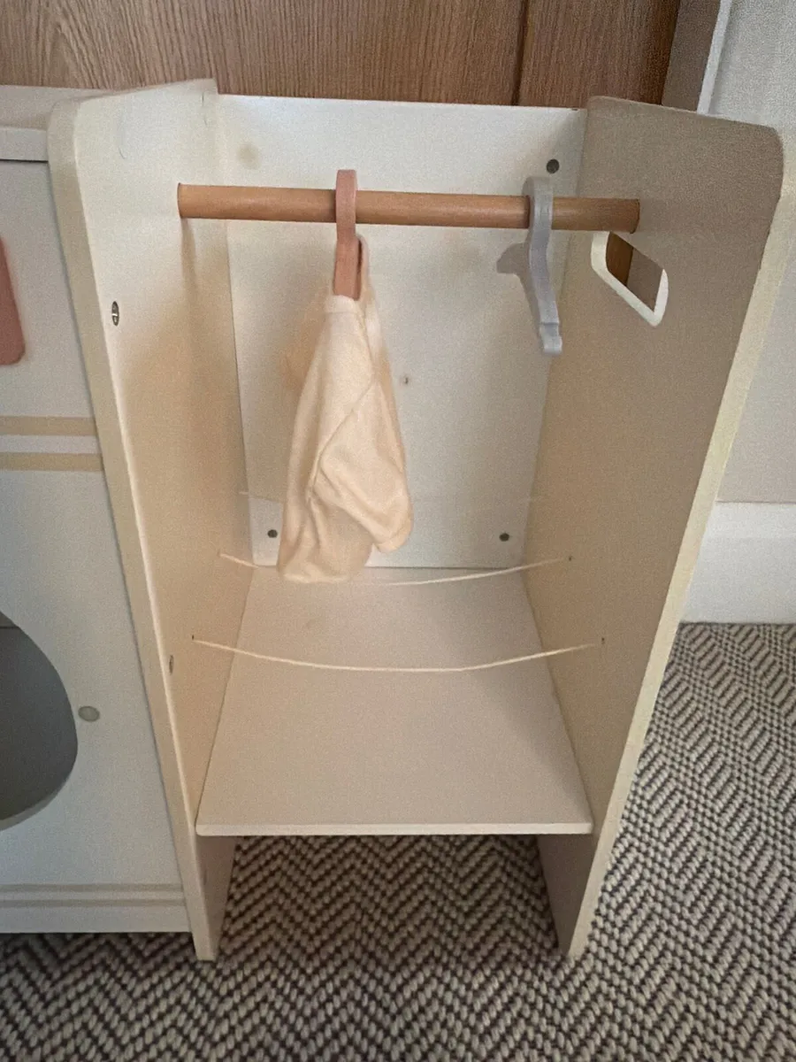 Kids wooden toy washing machine - Image 3