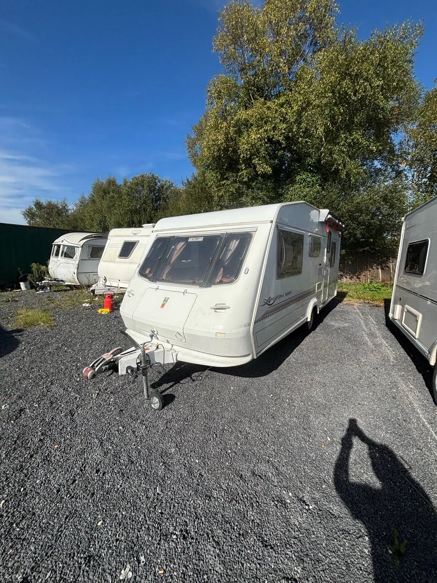 Elddis firestorm 500/5 birth with fixed awning - Image 1