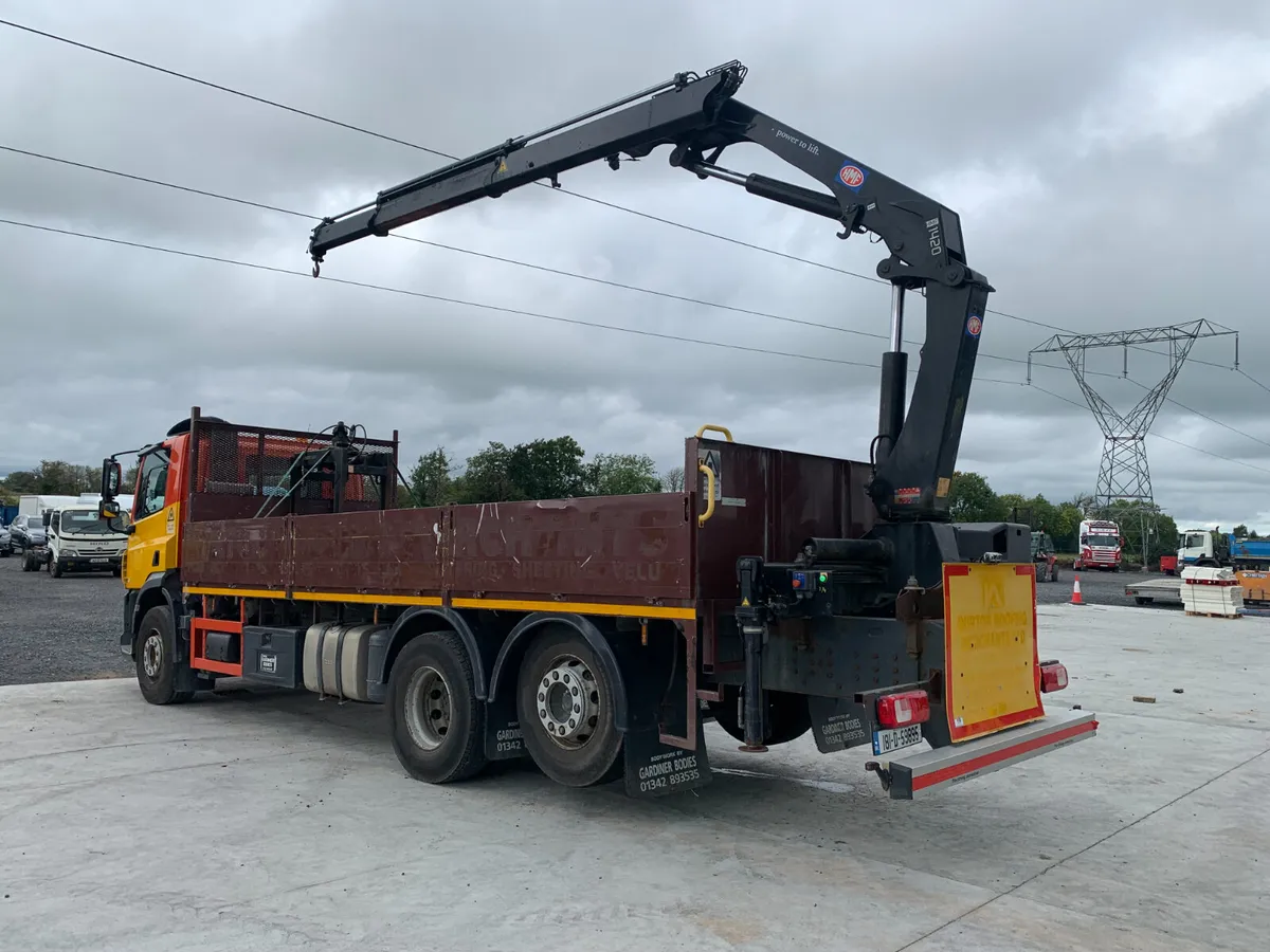 2018 DAF CF 360 DROPSIDE CRANE TRUCK FOR AUCTION - Image 3