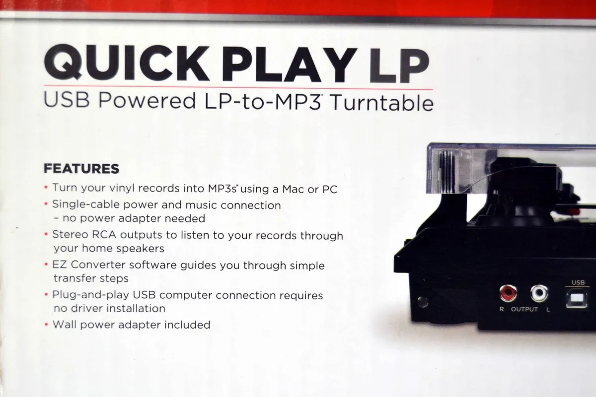 Vinyl LP to MP3 Converter * Unused - Image 4
