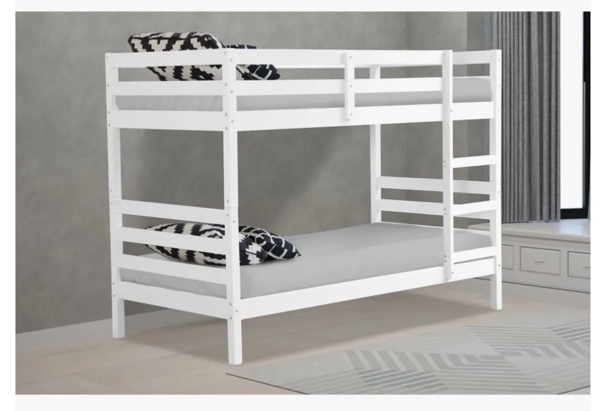White Bunk Bed - Excellent Condition - Image 1