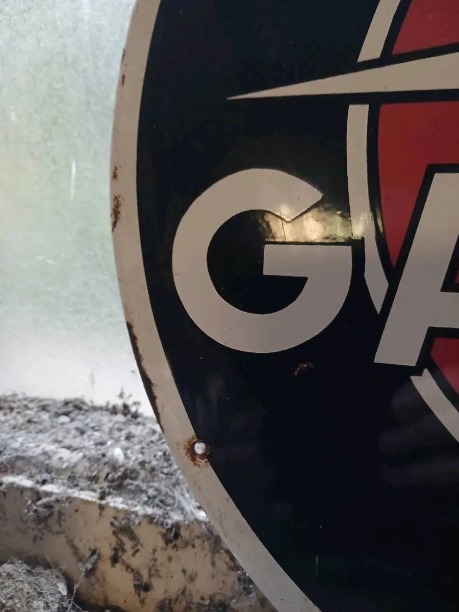 Vintage Garelli dealership sign - Image 2