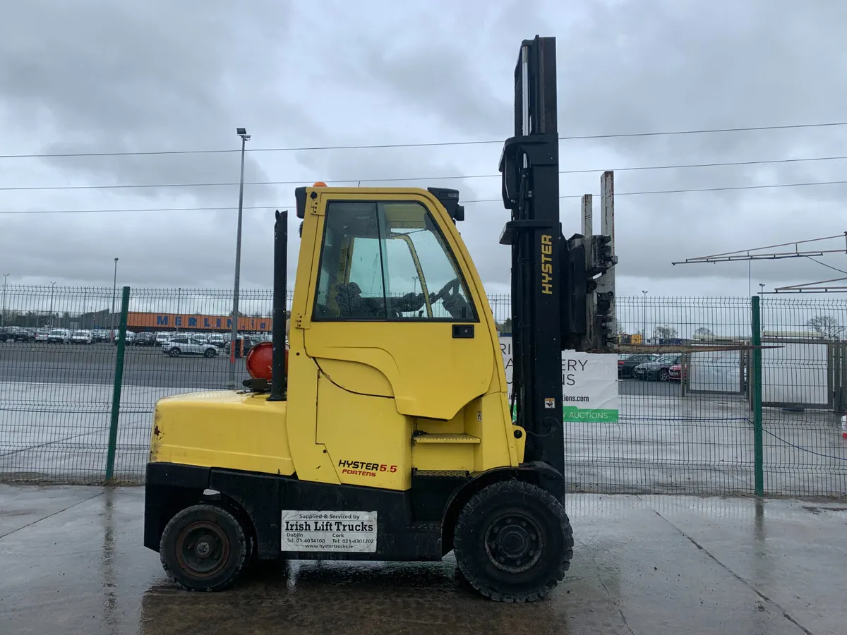 2012 HYSTER 5T GAS FORKLIFT FOR AUCTION - NAAS - Image 3