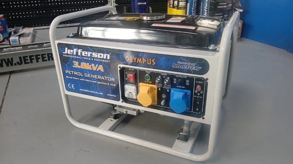 Generator Petrol 3.8 kva Jefferson - Image 1