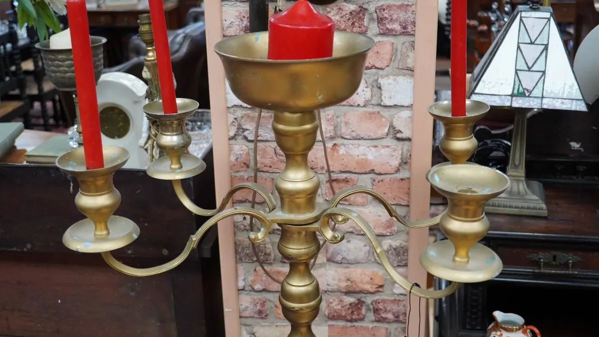 Large Vintage Floor-Standing Candelabrum - Image 3