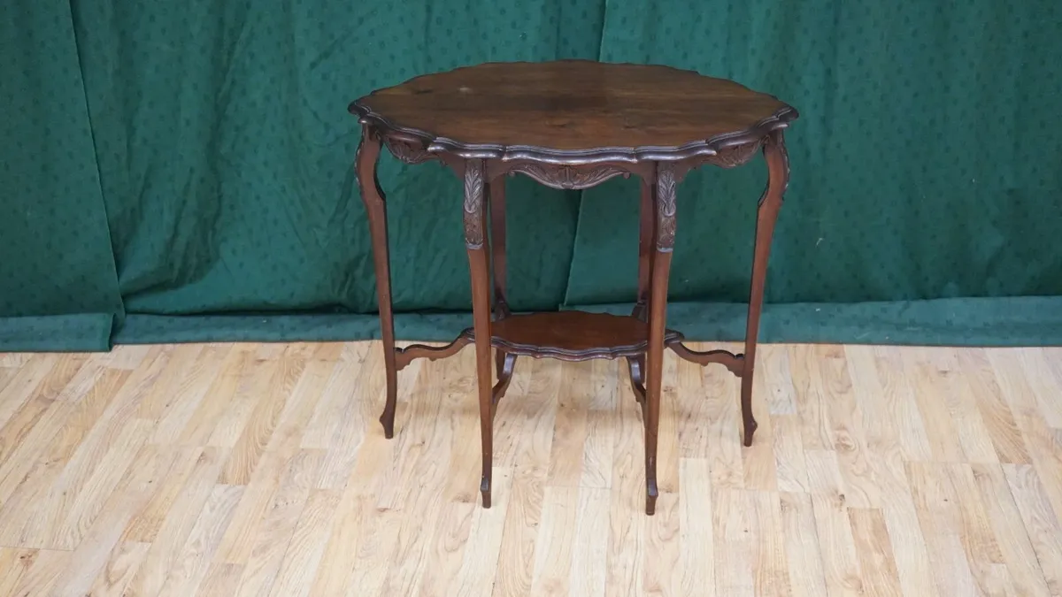 Carved Side Table - Image 2
