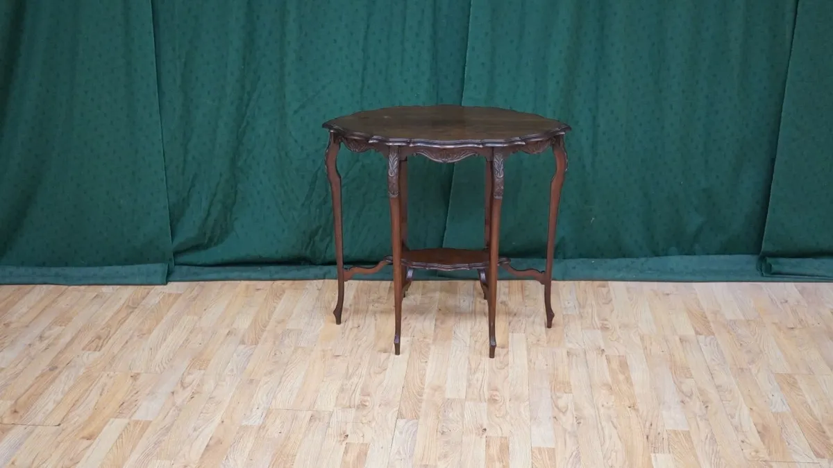 Carved Side Table - Image 1