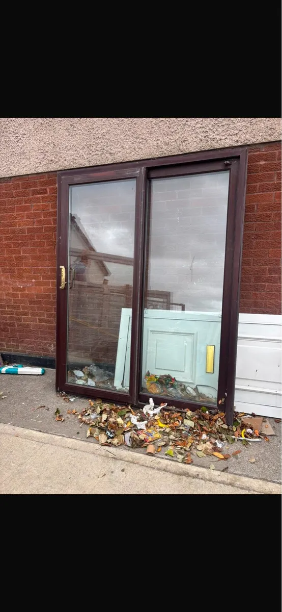 PVC sliding patio door