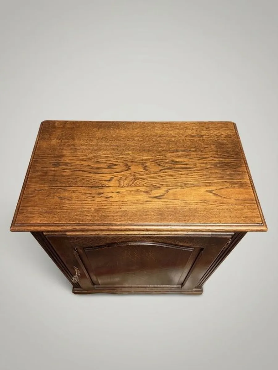 Early 20th Century French Country Oak Side Cabinet - Image 2