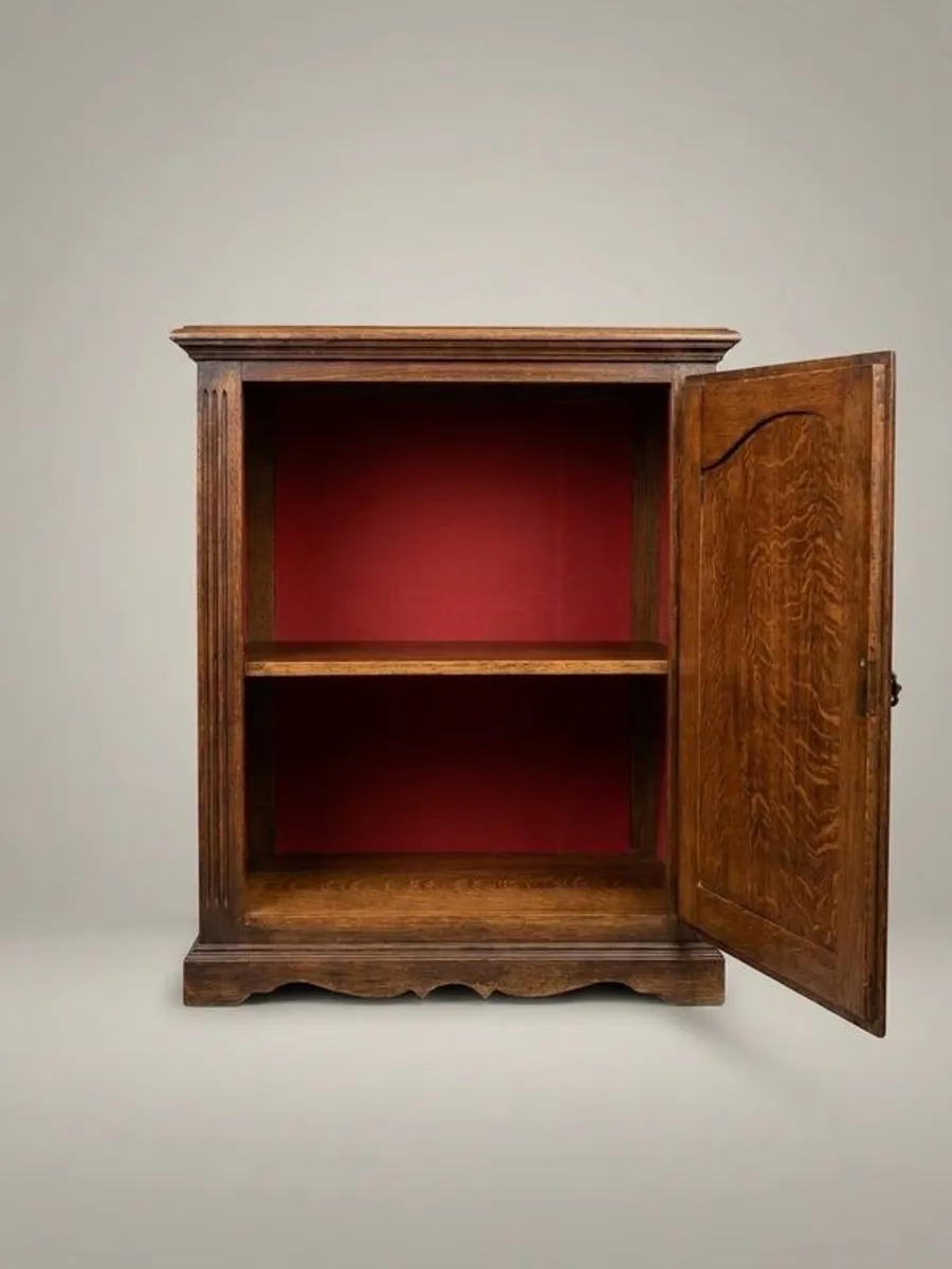Early 20th Century French Country Oak Side Cabinet - Image 4