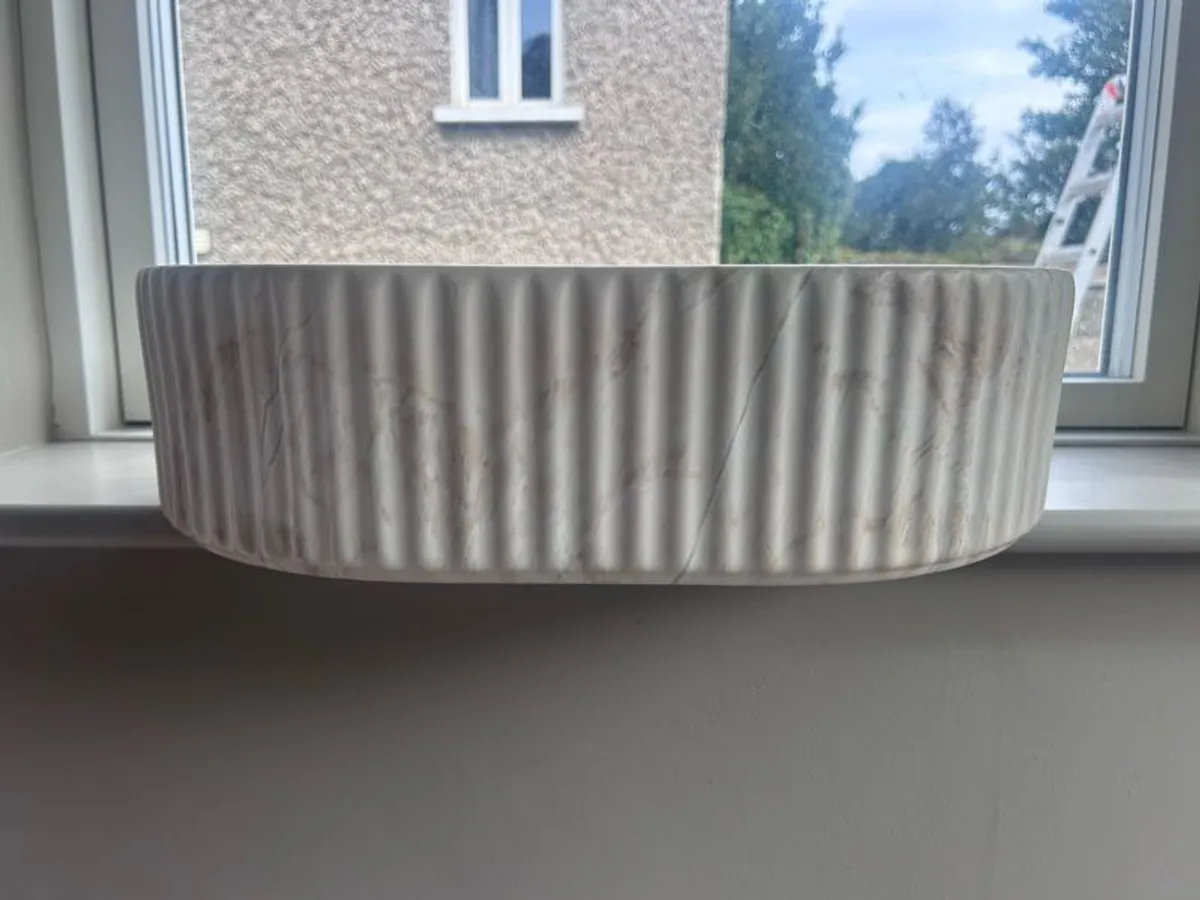Stone Effect Countertop Basin - Image 3