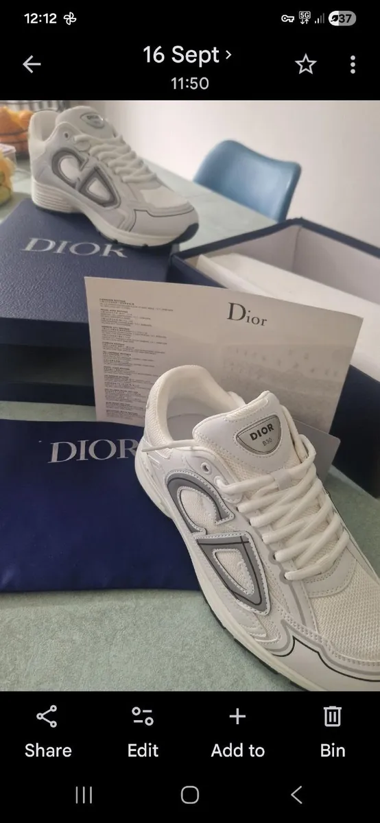 Dior White Runners/trainers - Image 2