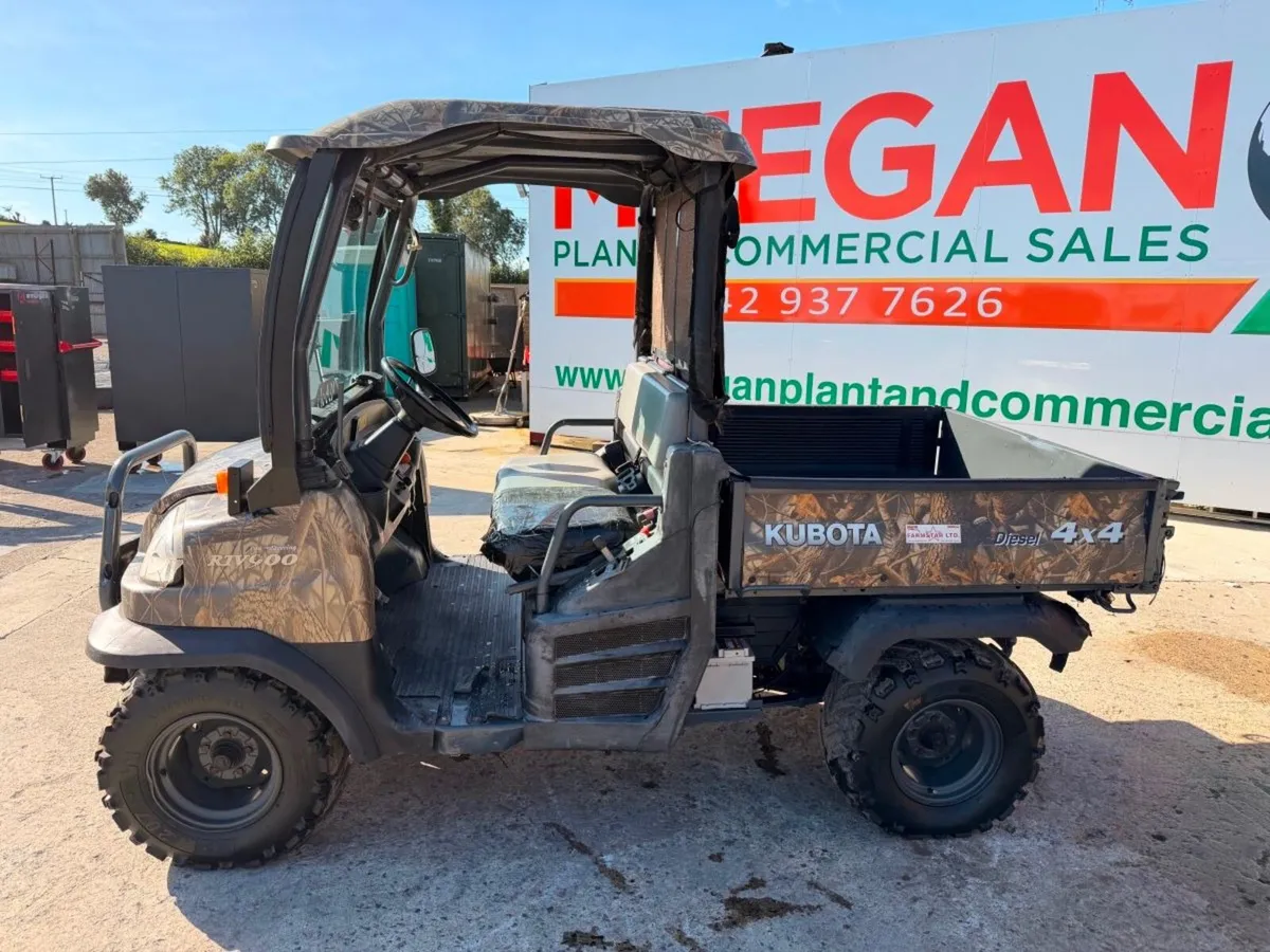 2014 Kubota RTV900 4x4 Diesel Tipper  3,374 Hours - Image 3