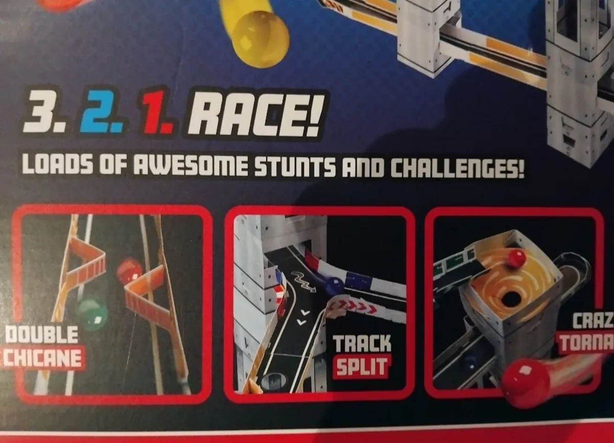 New in sealed box Marble Racetrax - 58 piece - Image 2