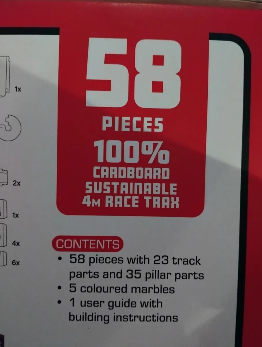 New in sealed box Marble Racetrax - 58 piece - Image 4