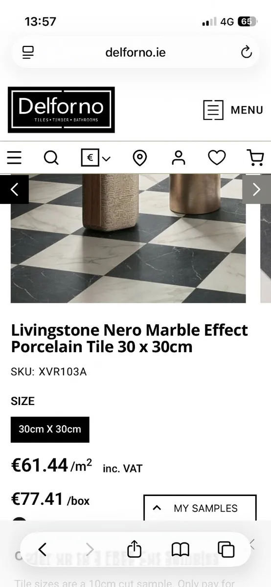 Marble effect porcelain tiles - Image 2