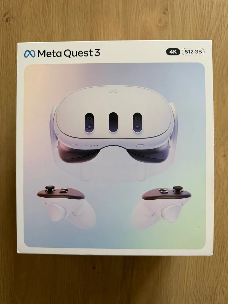 Meta Quest 3 512GB VR Headset + Carry Case - Image 1