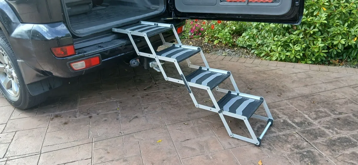 Dog Steps Folding Lite Weight Alum - Image 4
