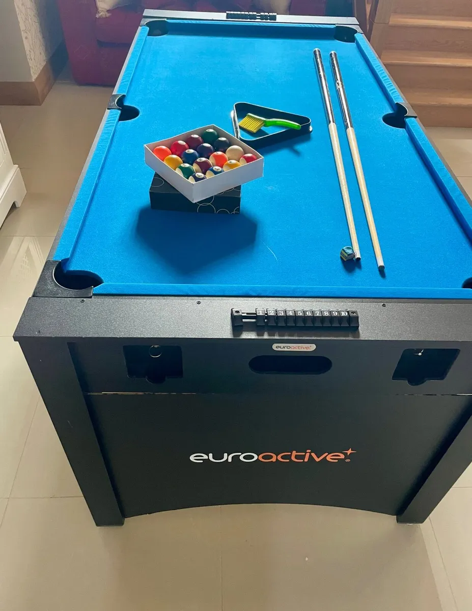 Dual purpose games table - pool/air hockey - Image 1
