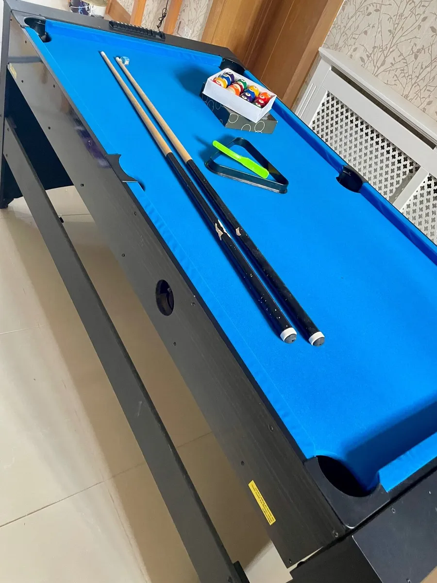 Dual purpose games table - pool/air hockey - Image 2
