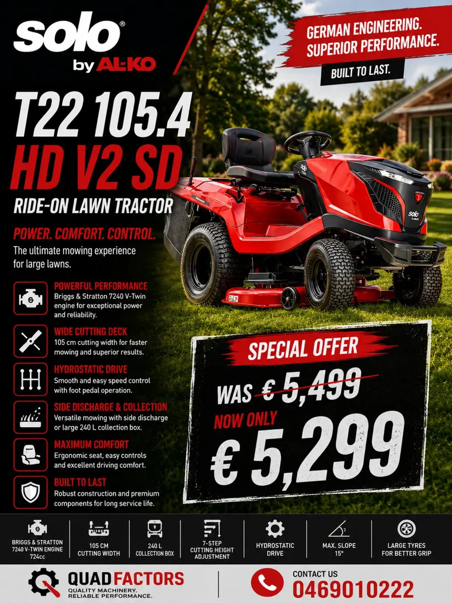 RIDE ON MOWER - Image 1