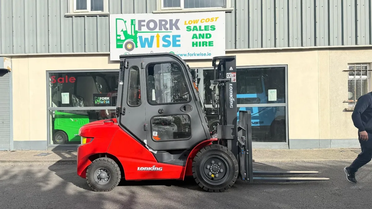 Lonking LG30DT 3 Ton Diesel Forklift | 3M Mast - Image 3