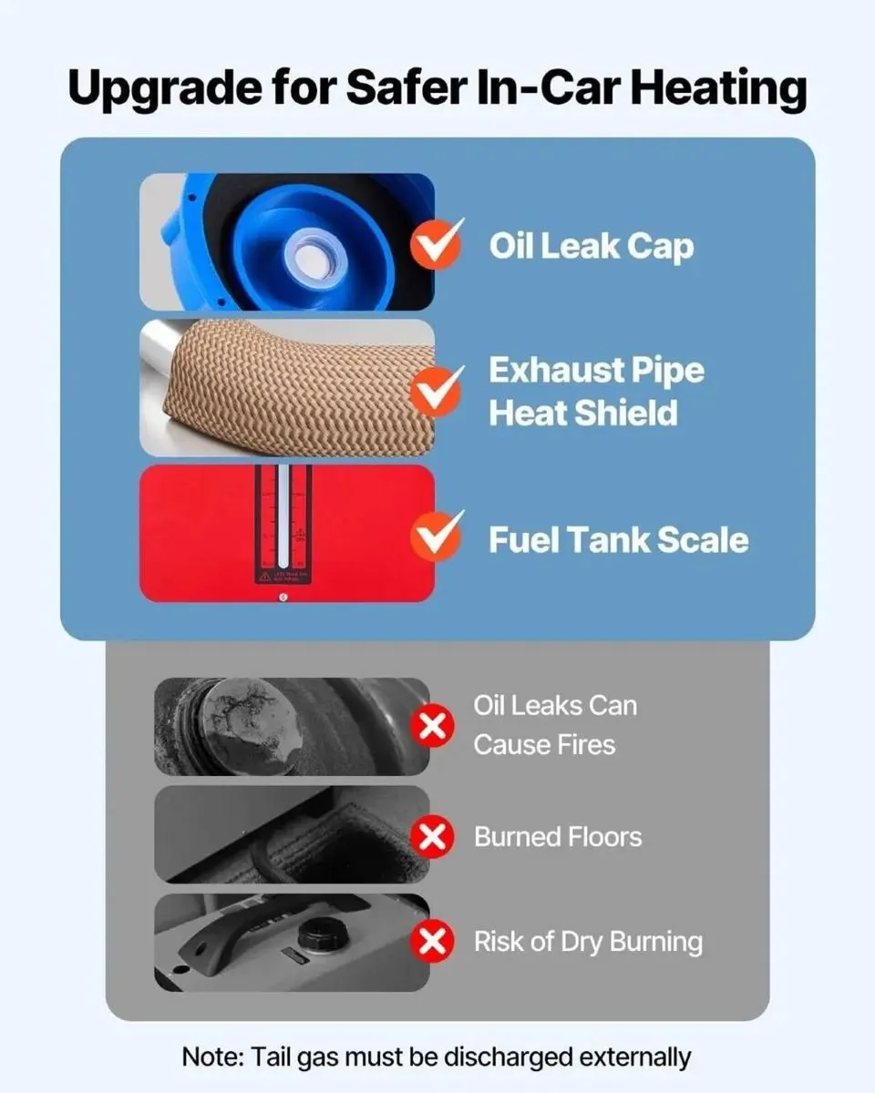 Diesel Parking Heater 5/8KW 12V 24V Air Heater - Image 3