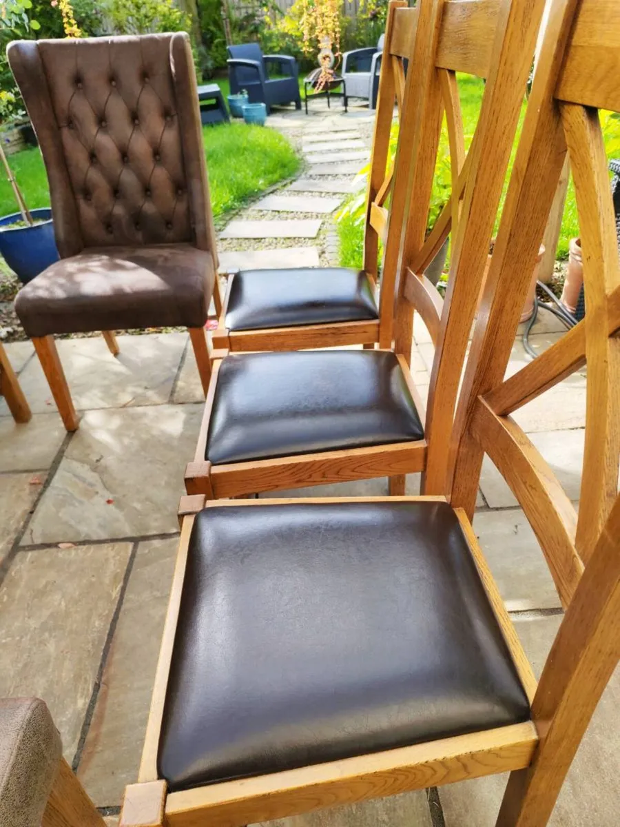 6+2 kitchen dining chairs - Image 2