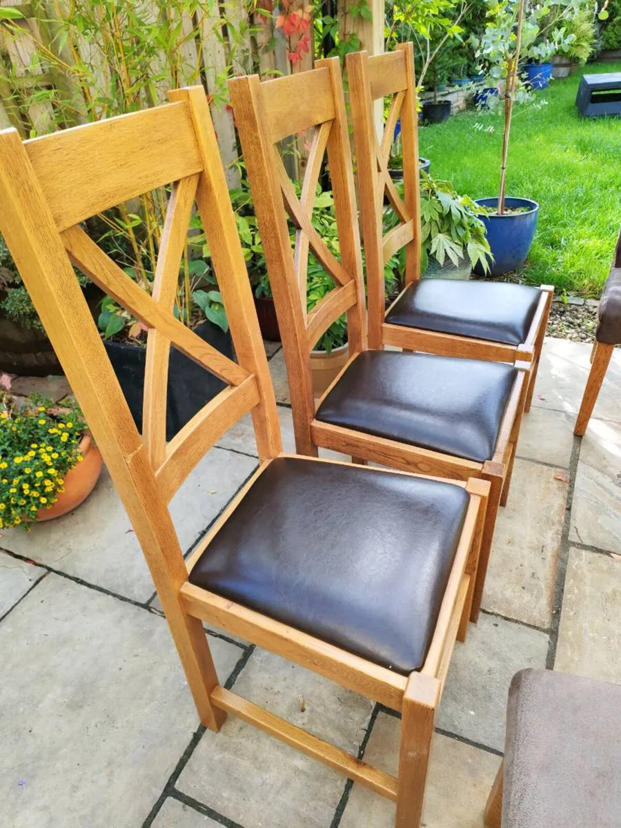 6+2 kitchen dining chairs - Image 3