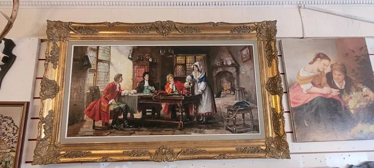 Large Duch painting - Image 2