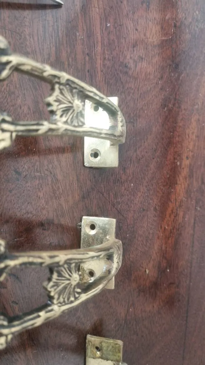 Vintage Brass Curtain Tiebacks - Image 4