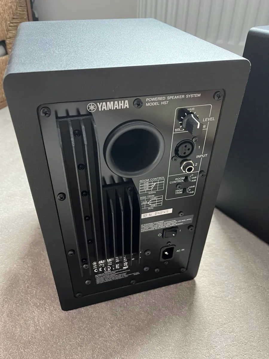 Yamaha HS7 Active Studio Monitors - Matched Pair - Image 3
