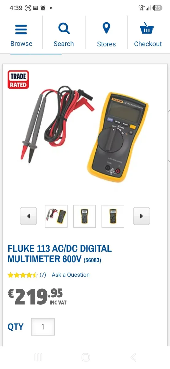 Fluke multimeter