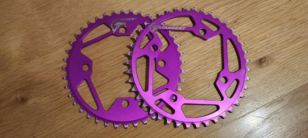 BMX tangent chainring and seat clamp - Image 1