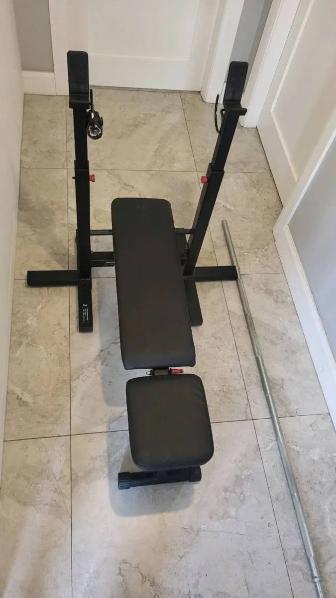 Weights bench and weights - Image 3