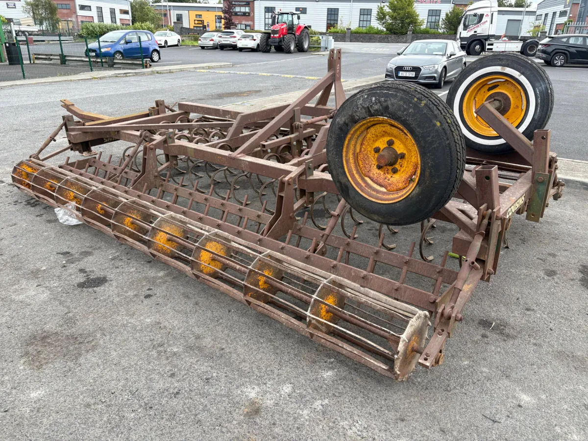 Cousins 4.5m Spring tine trailed harrow - Image 1