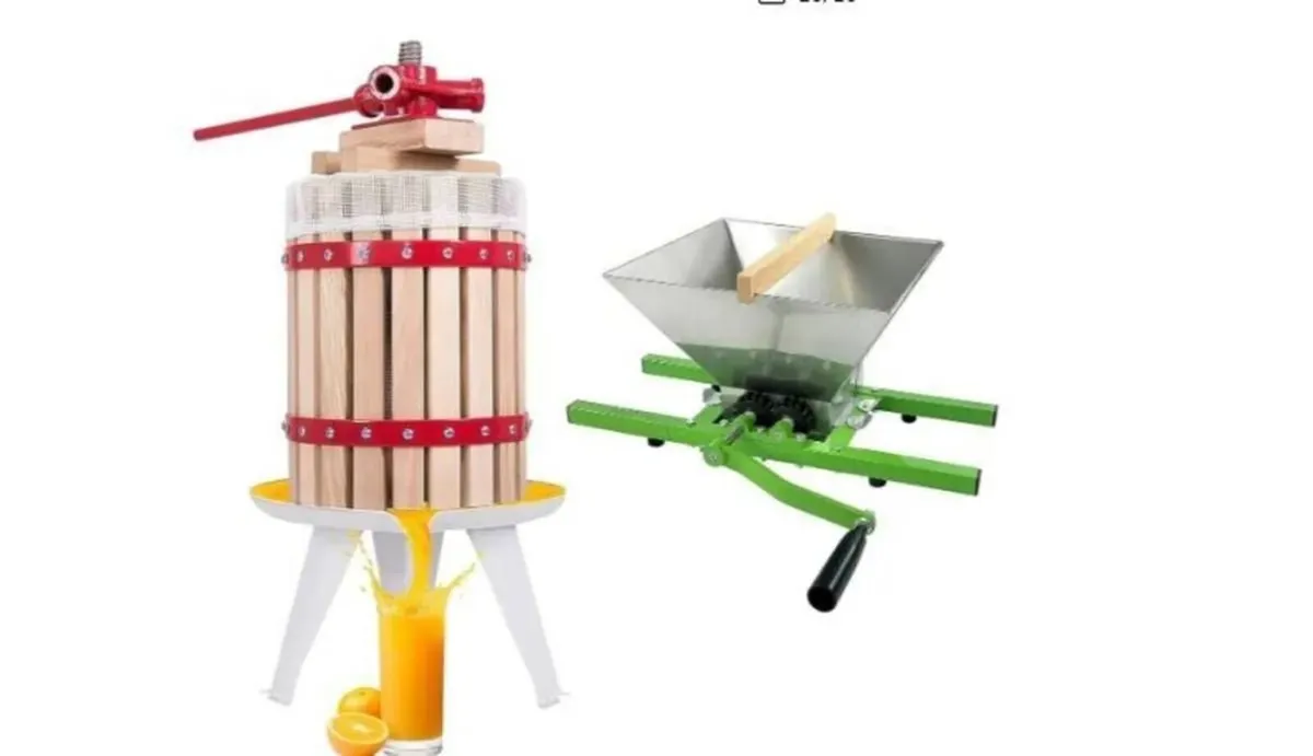 12L Fruit Press Grape Crusher Cider Making Mill - Image 1