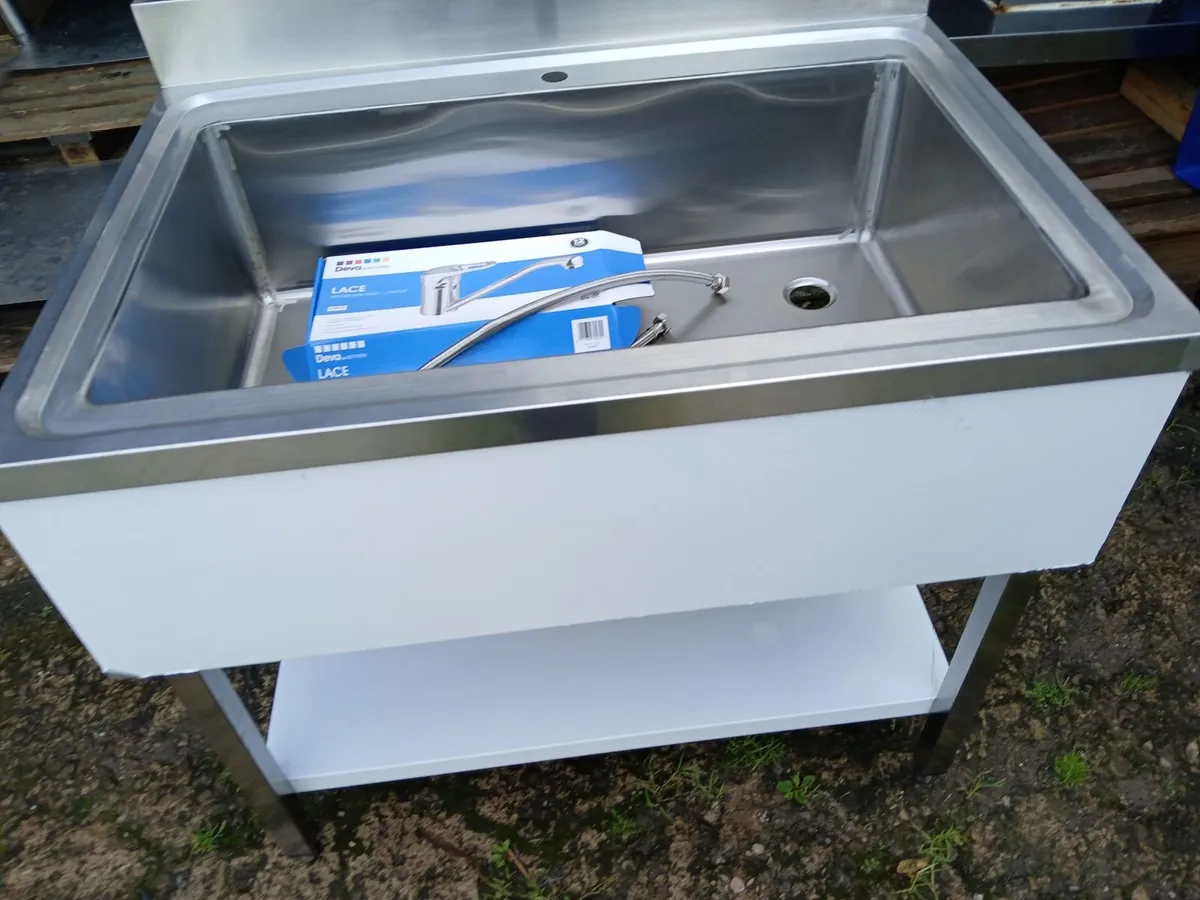 Staneless steel cabbinet sink unit complete - Image 4