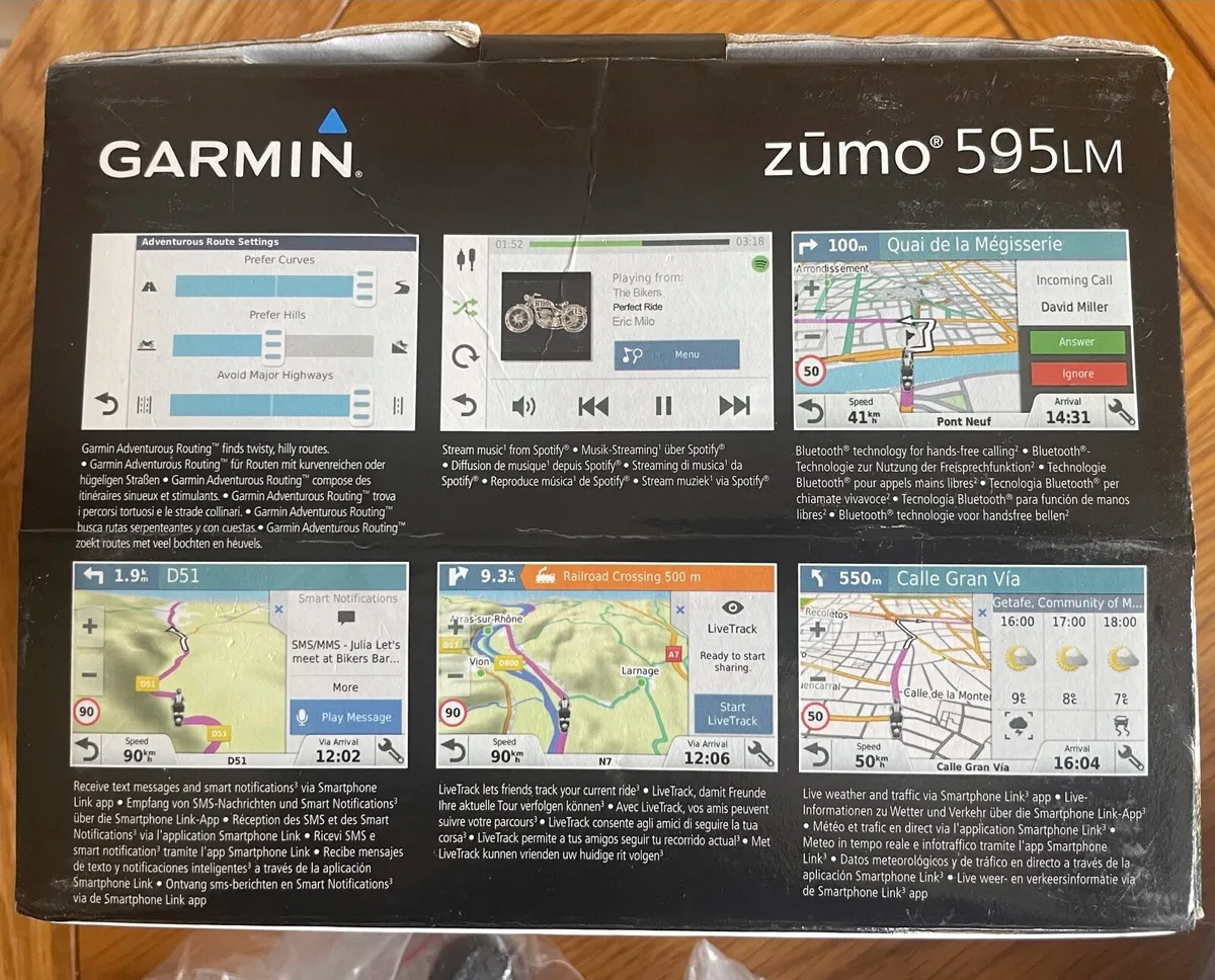Motorbike Garmin zūmo 595LM Satnav Europe - Image 3