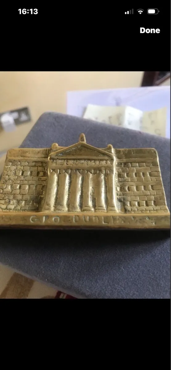 Brass GPI Dublin Ornament - Image 2