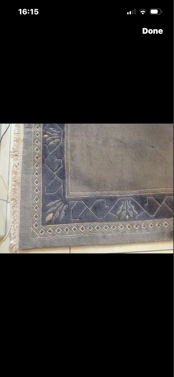 Large Handmade Nepalese Floor Carpet - Image 3