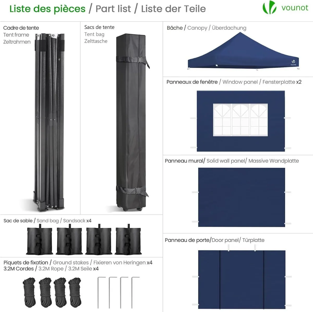 Gazebo 3x3M Steel Frame Folding Outdoor Canopy - Image 3